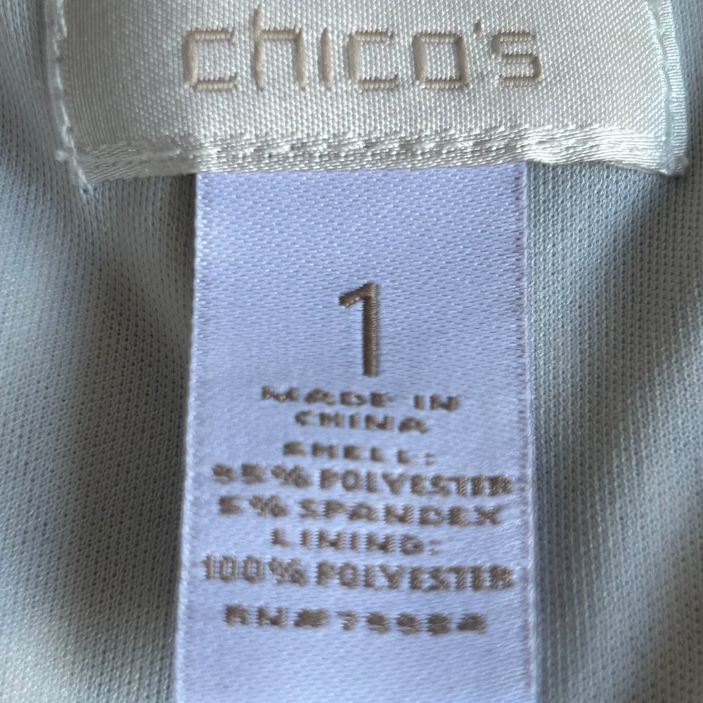 CHICO'S Sleeveless Maxi Dress Size 1 =US Size 8 Blue - Picture 6 of 7